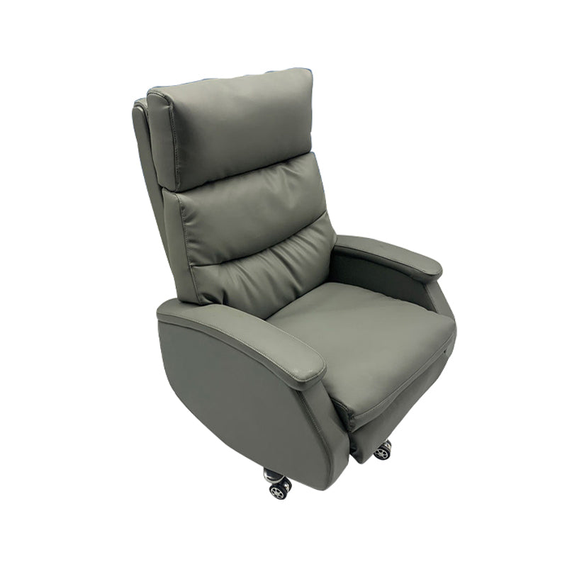 Modern Desk Chair Leather Computer Chair High-Back Chair with Wheels