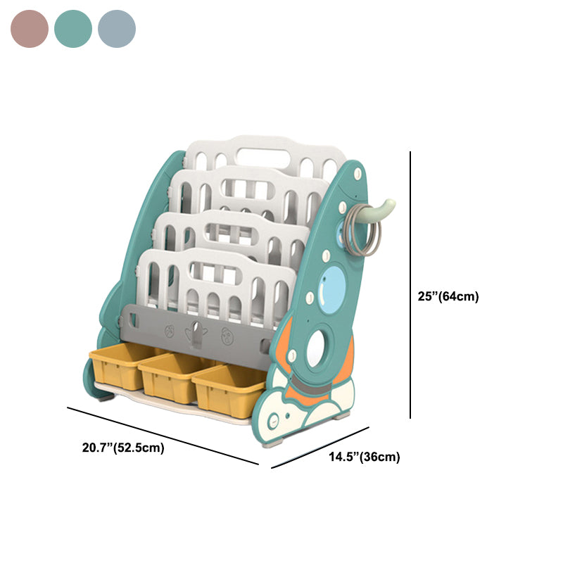 Modern & Contemporary Plastic Shelf Bookcase Children Book Shelf