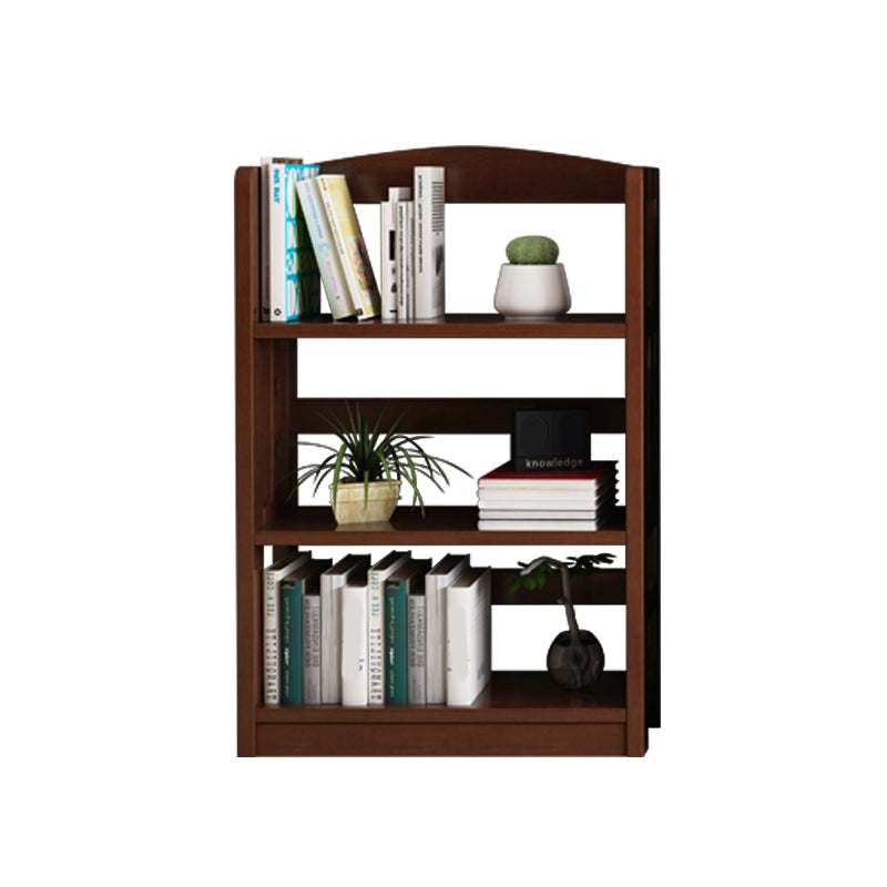 Modern Solid Wood Bookshelf Open Shelf Standard Bookshelf 62.2" H X 11" W