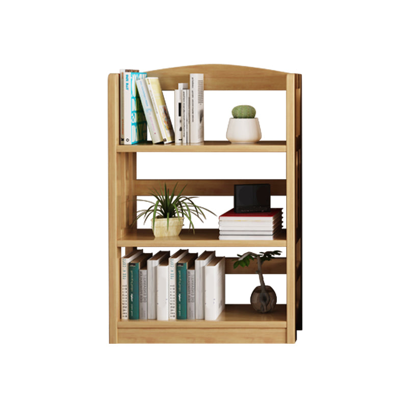 Modern Solid Wood Bookshelf Open Shelf Standard Bookshelf 62.2" H X 11" W