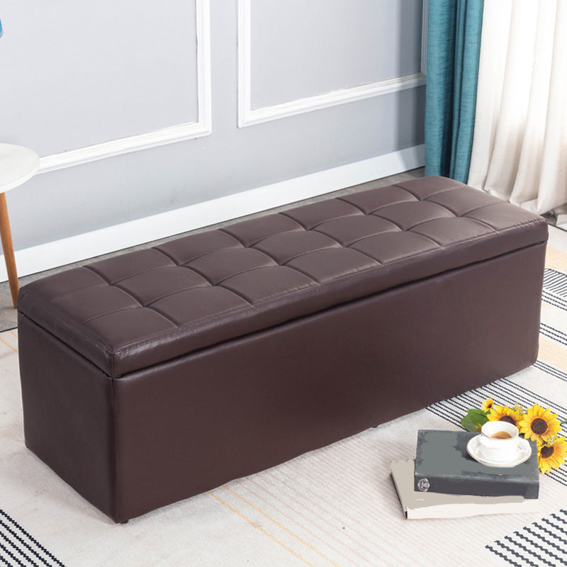 15.7" W Cushioned Bench Upholstered Mid-Century Modern Bench