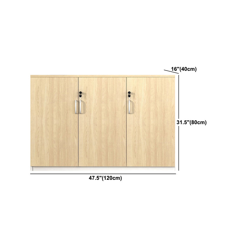 Modern Lateral Filing Cabinet Wood Filing Cabinet with Locking Storage