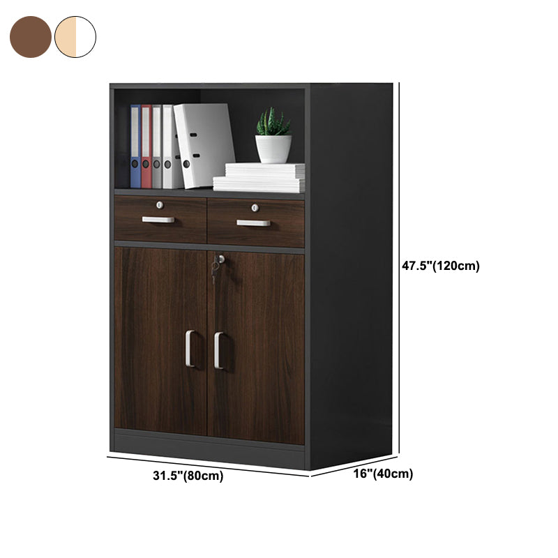 Storage Shelves File Cabinet Wood Contemporary Vertical Locking File Cabinet