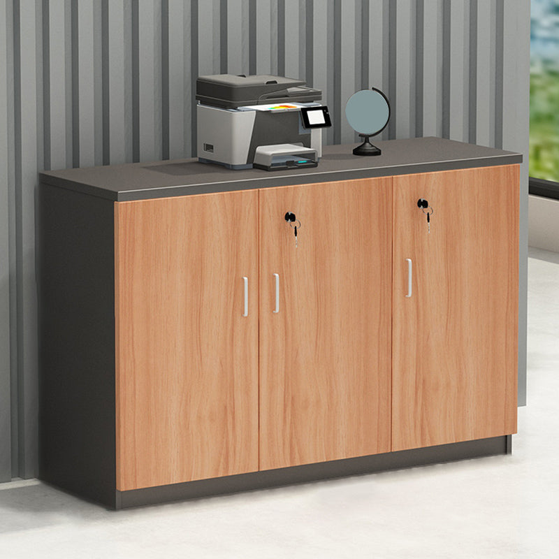 Modern Wood Cabinet with Locking Drawers and Storage Lateral File Cabinet