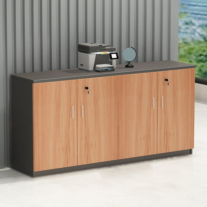 Modern Wood Cabinet with Locking Drawers and Storage Lateral File Cabinet