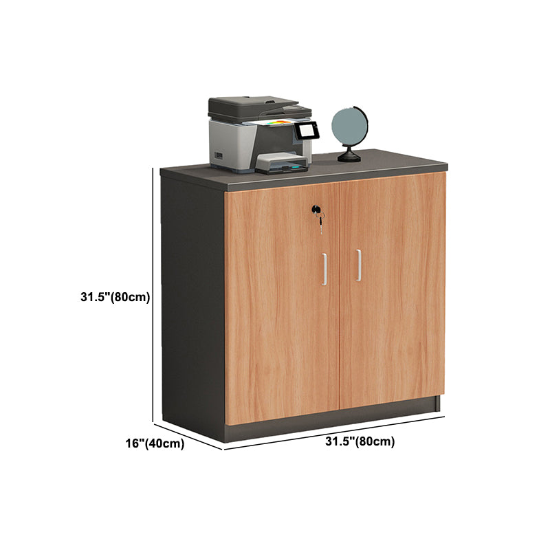 Modern Wood Cabinet with Locking Drawers and Storage Lateral File Cabinet