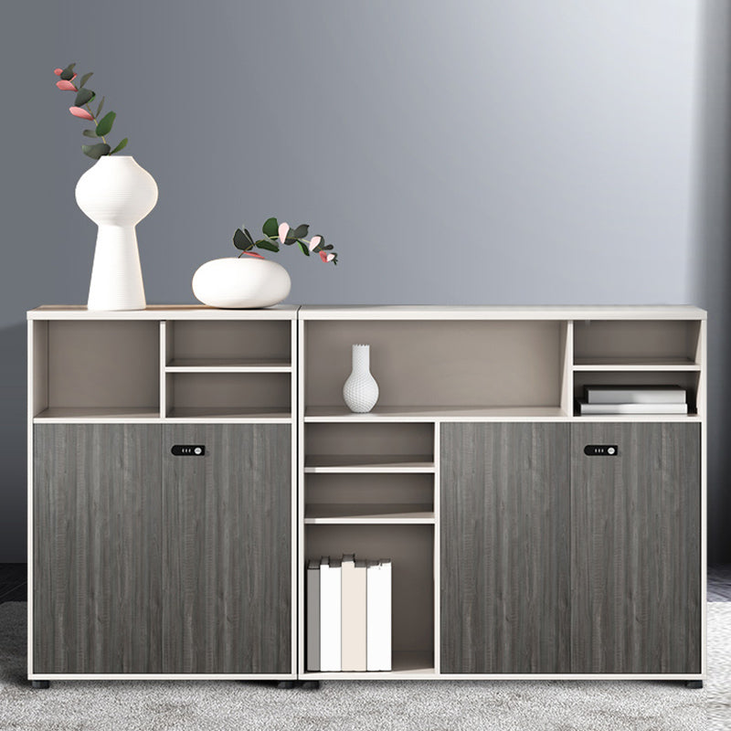 Modern File Cabinets Solid Wood Solid Color Vertical File Cabinet with Key Lock