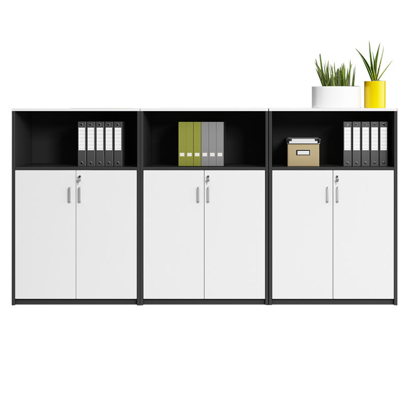 Modern Style Lateral File Cabinet Wood Filing Cabinet with Locking Storage