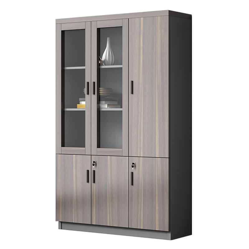 Industrial Cabinet Wood with Storage Shelves Vertical Filing Cabinet