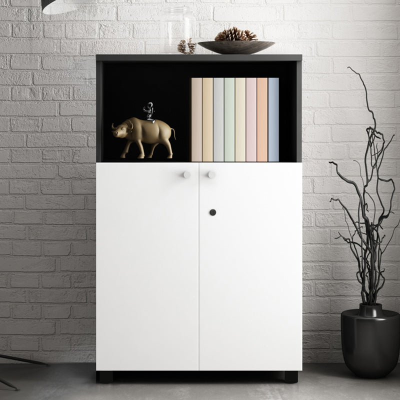 Nordic Style File Cabinets Solid Wood Frame Vertical File Cabinet