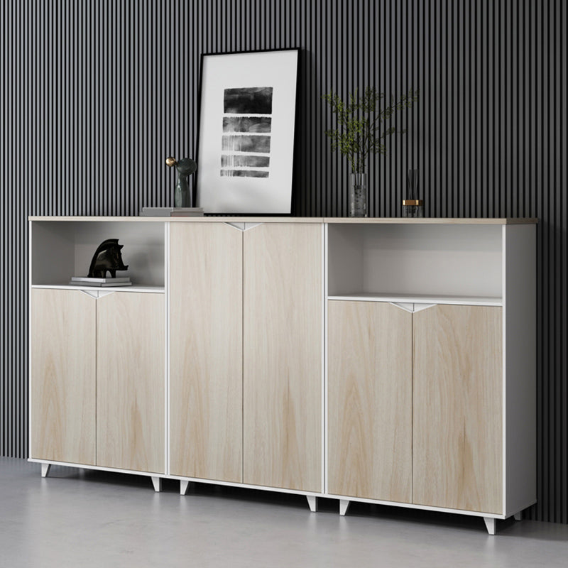 Nordic Style File Cabinets Solid Wood Frame Vertical File Cabinet Office