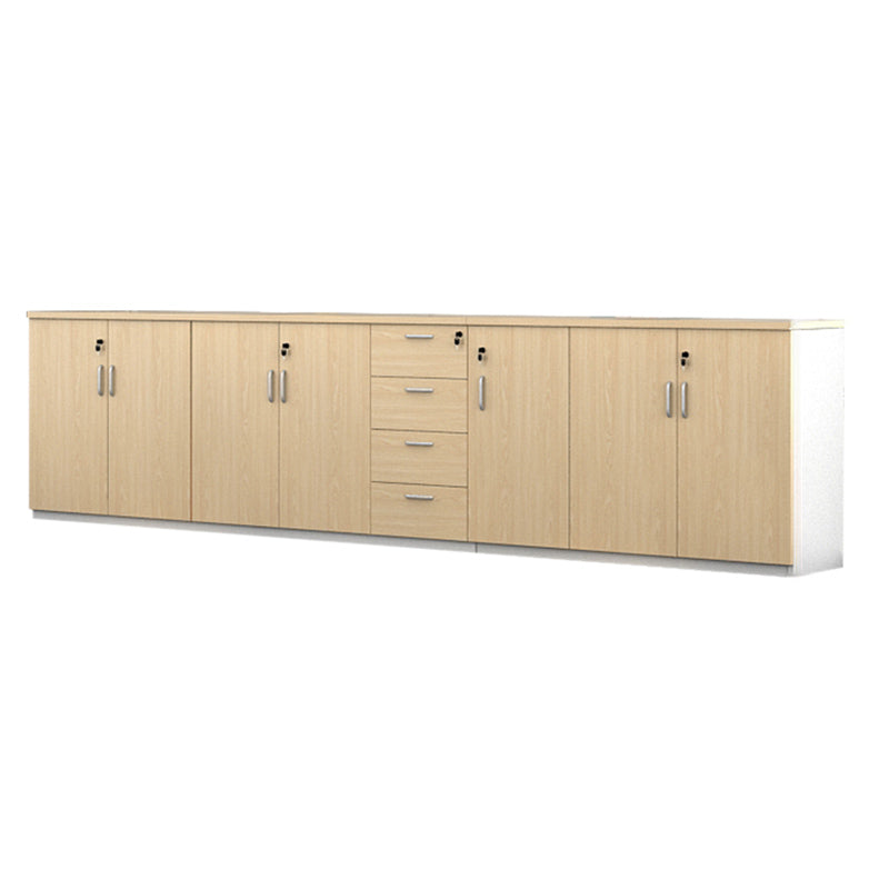 Modern Wood Cabinet Locking Drawers and Storage Lateral File Cabinet