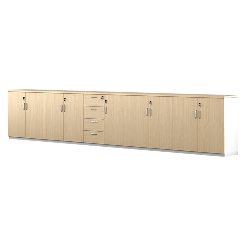 Modern Wood Cabinet Locking Drawers and Storage Lateral File Cabinet