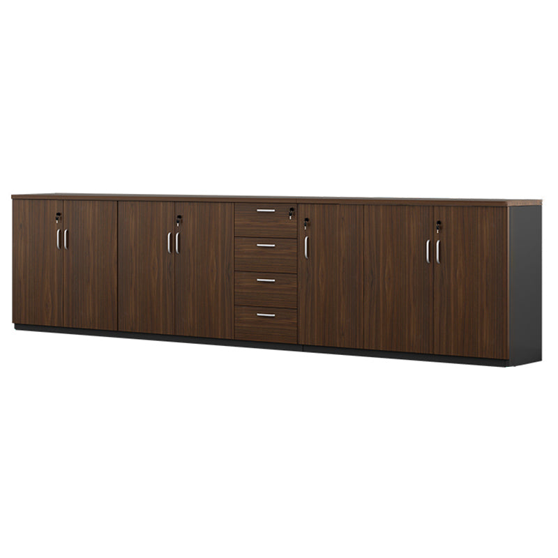 Modern Wood Cabinet Locking Drawers and Storage Lateral File Cabinet