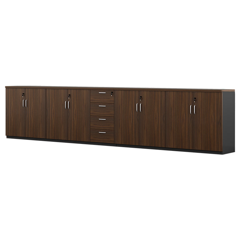 Modern Wood Cabinet Locking Drawers and Storage Lateral File Cabinet