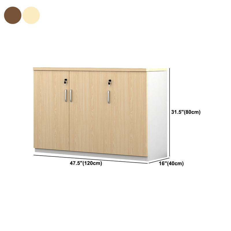 Modern Wood Cabinet Locking Drawers and Storage Lateral File Cabinet