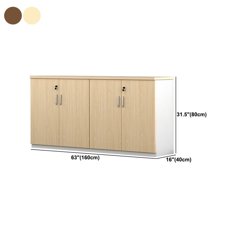 Modern Wood Cabinet Locking Drawers and Storage Lateral File Cabinet