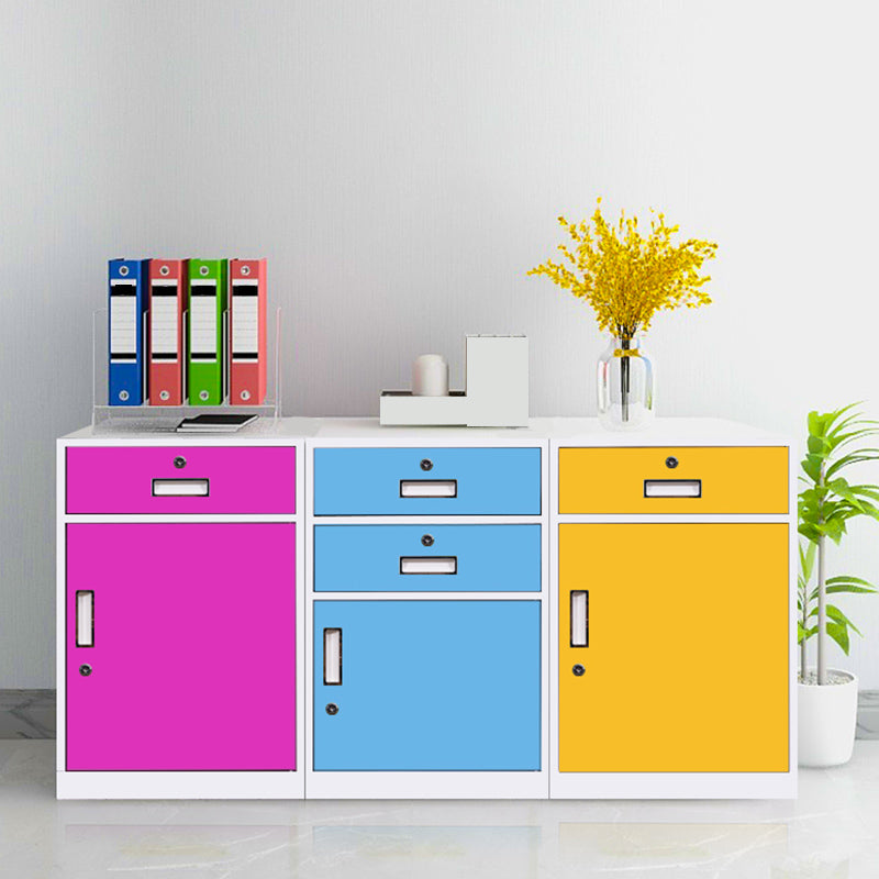 Modern Cabinet Metal Locking Drawers and Storage Vertical File Cabinet