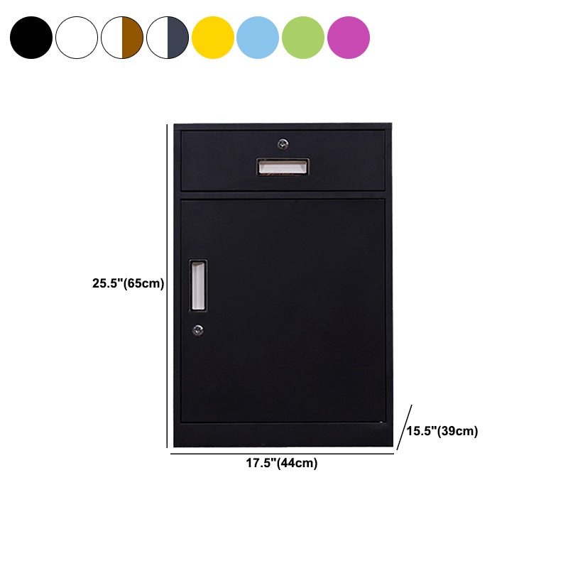 Modern Cabinet Metal Locking Drawers and Storage Vertical File Cabinet