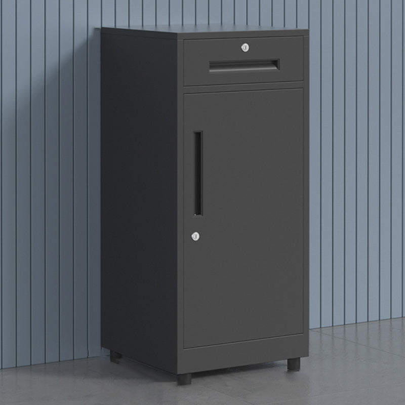 Traditional Cabinet Metal Locking Drawers and Castors Vertical Filing Cabinet