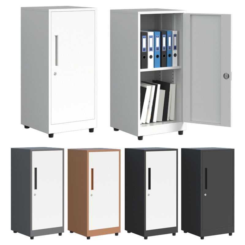 Traditional Cabinet Metal Locking Drawers and Castors Vertical Filing Cabinet