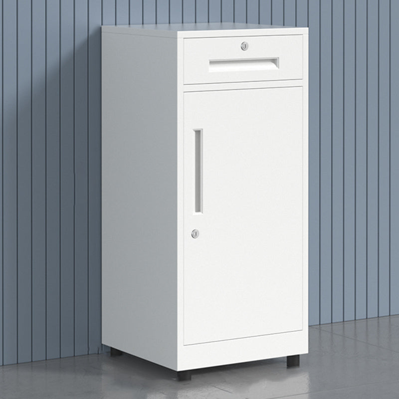 Traditional Cabinet Metal Locking Drawers and Castors Vertical Filing Cabinet