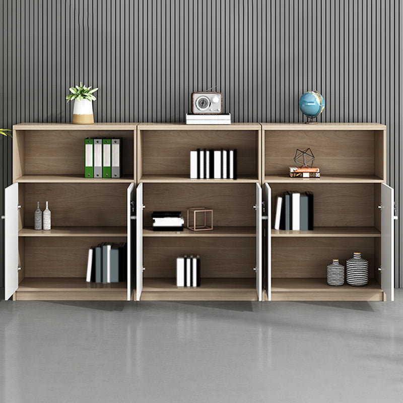 Modern Lateral Filing Cabinet Wood File Cabinet with Lock and Storage