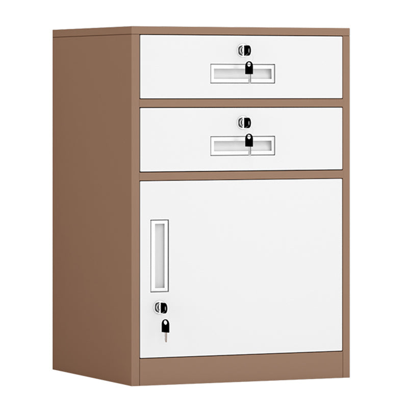 Modern Cabinet Metal Locking Drawers and Storage File Cabinet