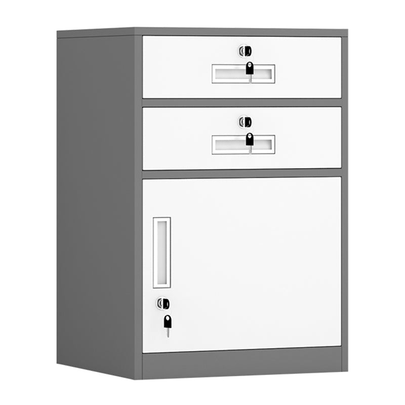 Modern Cabinet Metal Locking Drawers and Storage File Cabinet