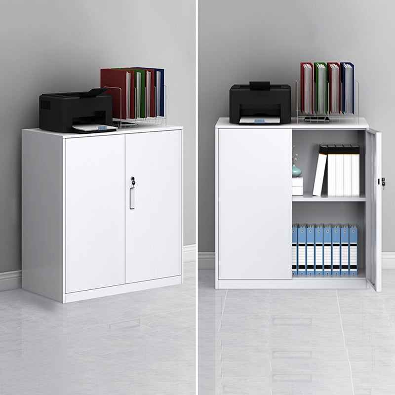 Modern Cabinet Metal with Adjustable Storage Shelves Lateral Filing Cabinet