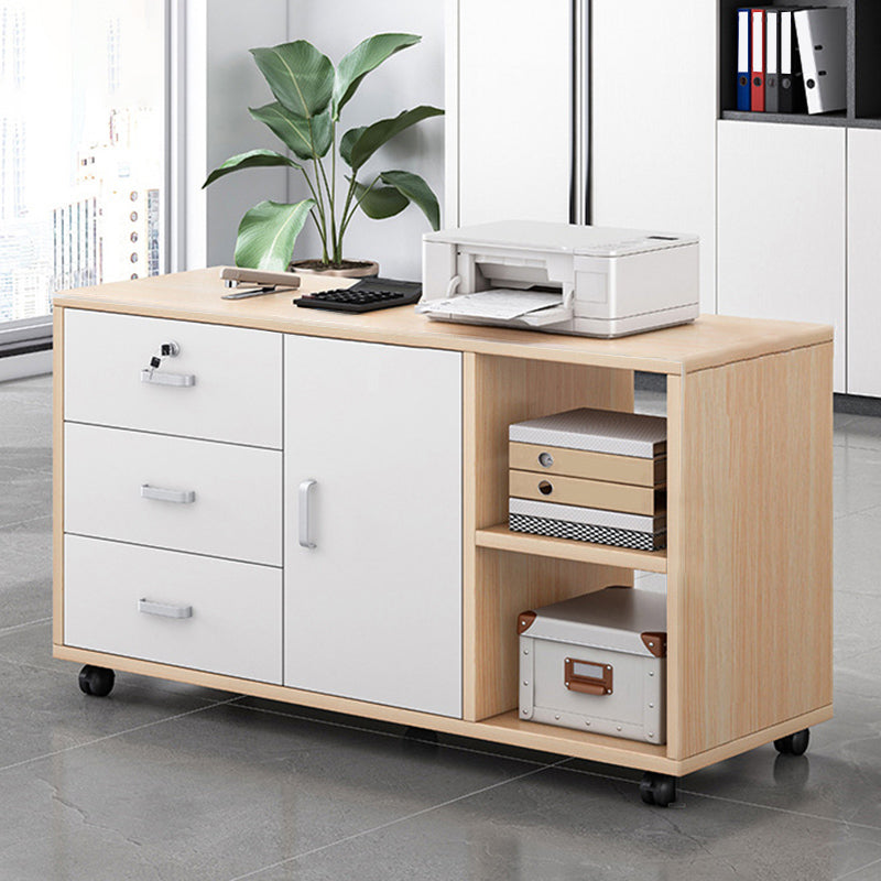 Modern Wood Cabinet Drawers Wood File Cabinet for Home Office