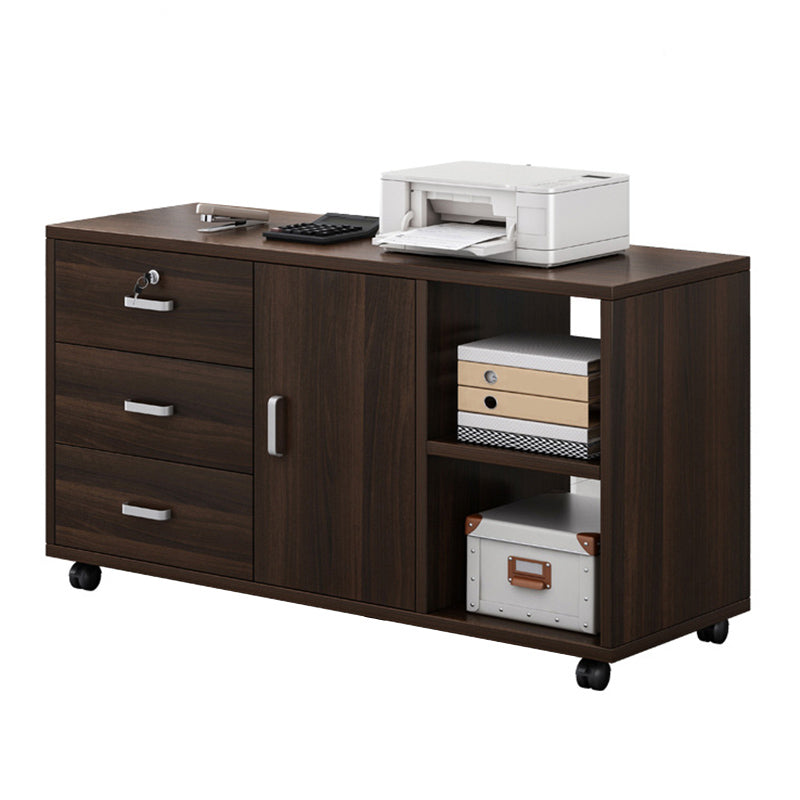 Modern Wood Cabinet Drawers Wood File Cabinet for Home Office