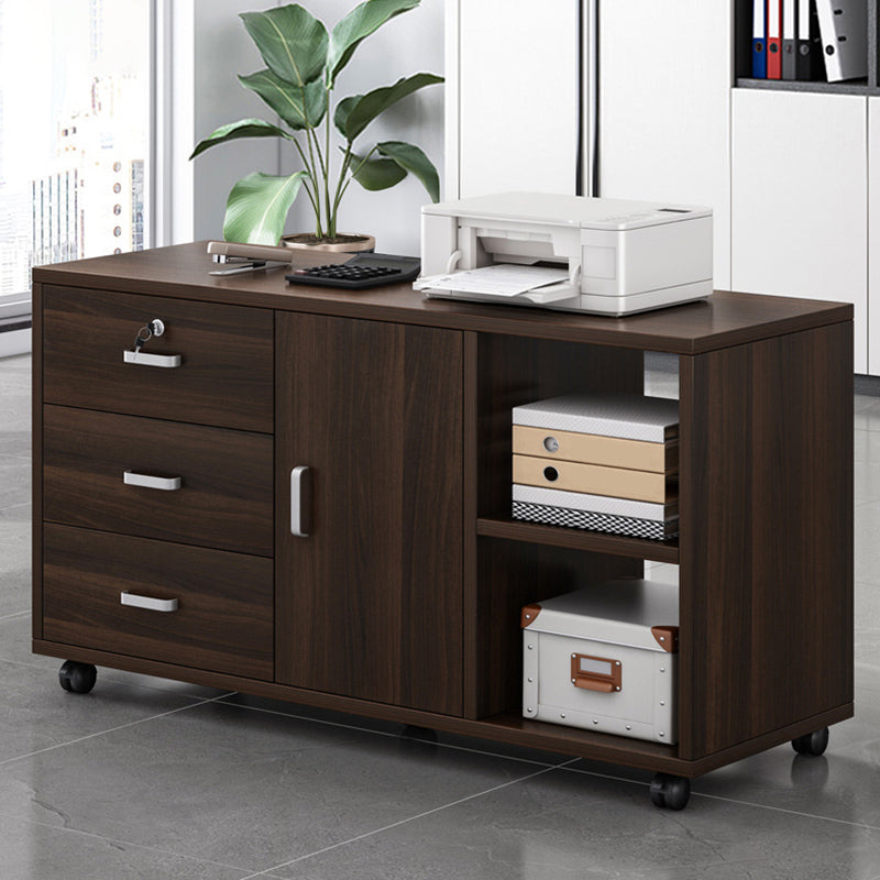 Modern Wood Cabinet Drawers Wood File Cabinet for Home Office