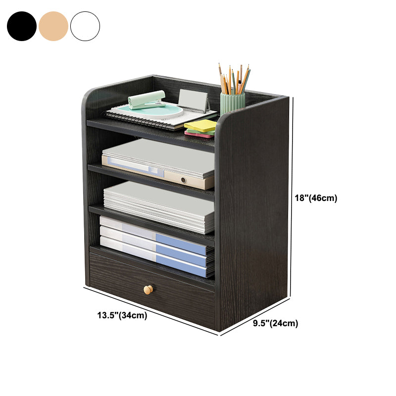 Contemporary Drawers File Cabinet Solid Color Filing Cabinet for Home Office