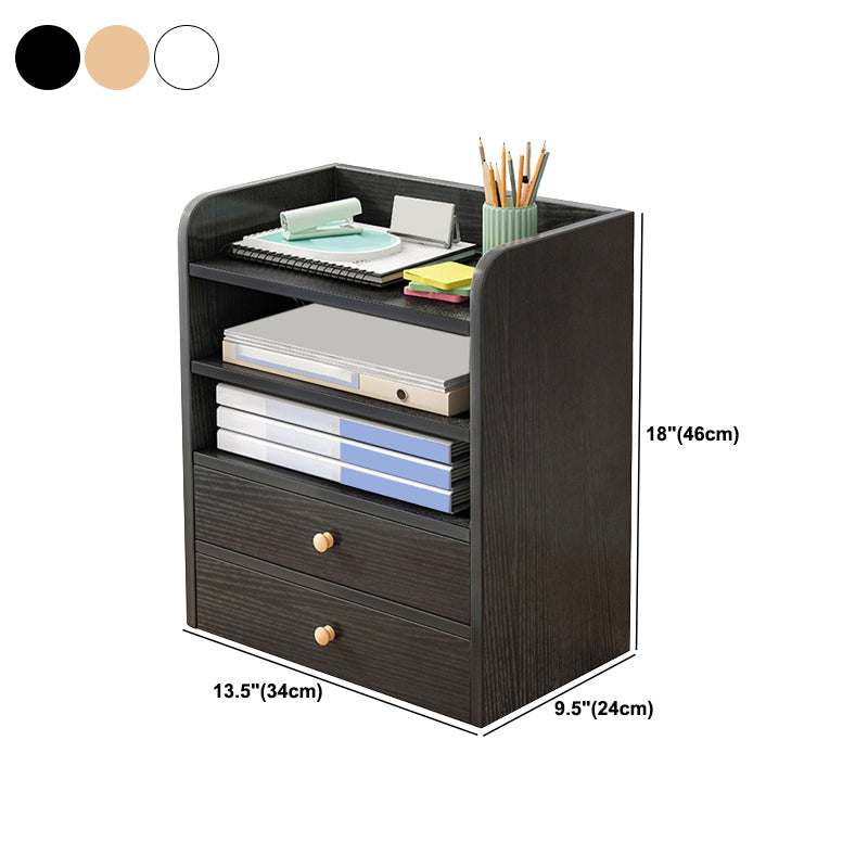 Contemporary Drawers File Cabinet Solid Color Filing Cabinet for Home Office