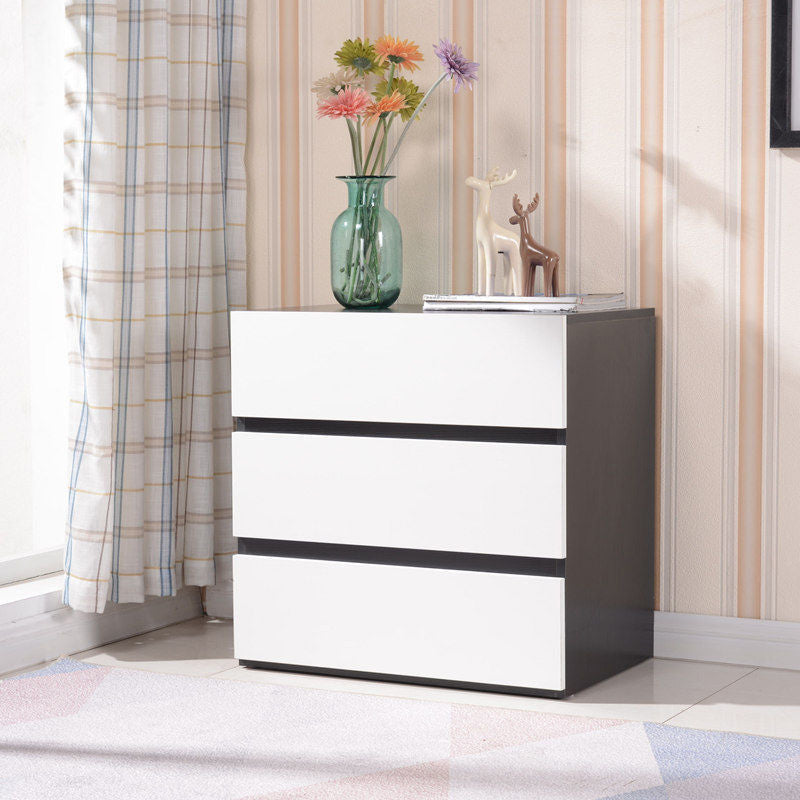 Contemporary Chest with Wooden Drawers Water Resistant Chest