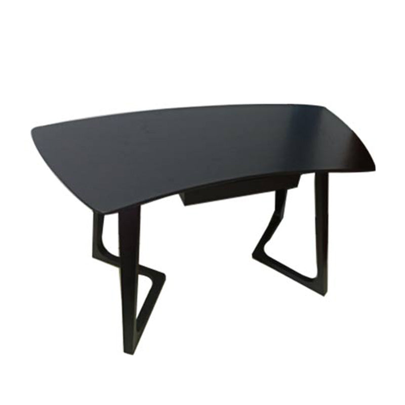 30" H Ash Office Desk Contemporary Writing Desk in Matte Finish