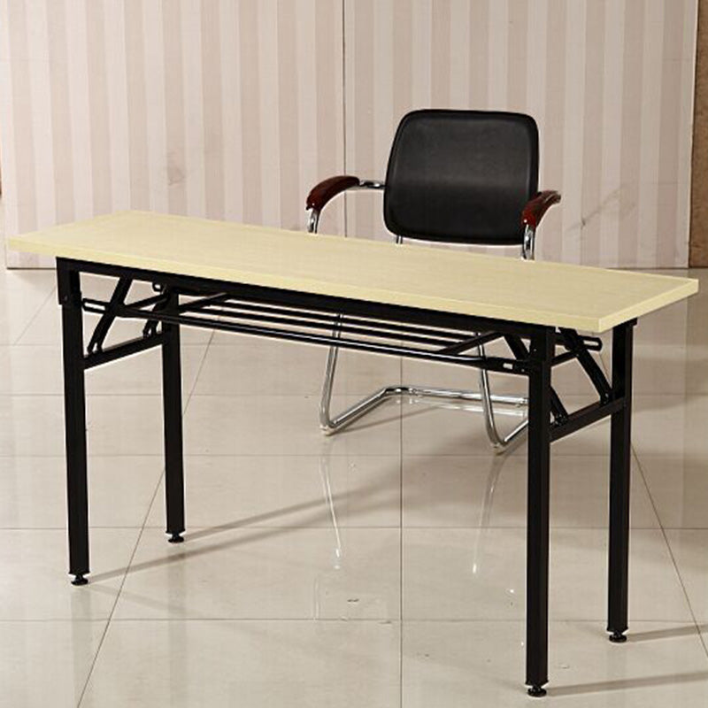 Contemporary Wooden Writing Desk 30"H Folding Desk for Home and Office