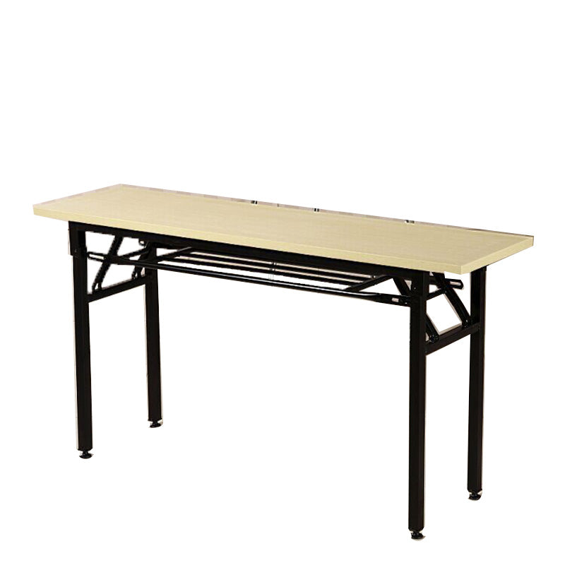 Contemporary Wooden Writing Desk 30"H Folding Desk for Home and Office