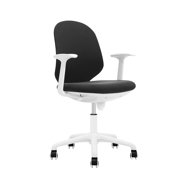 Modern Desk Chair Mid-Back Chair Mesh Computer Chair with Wheels