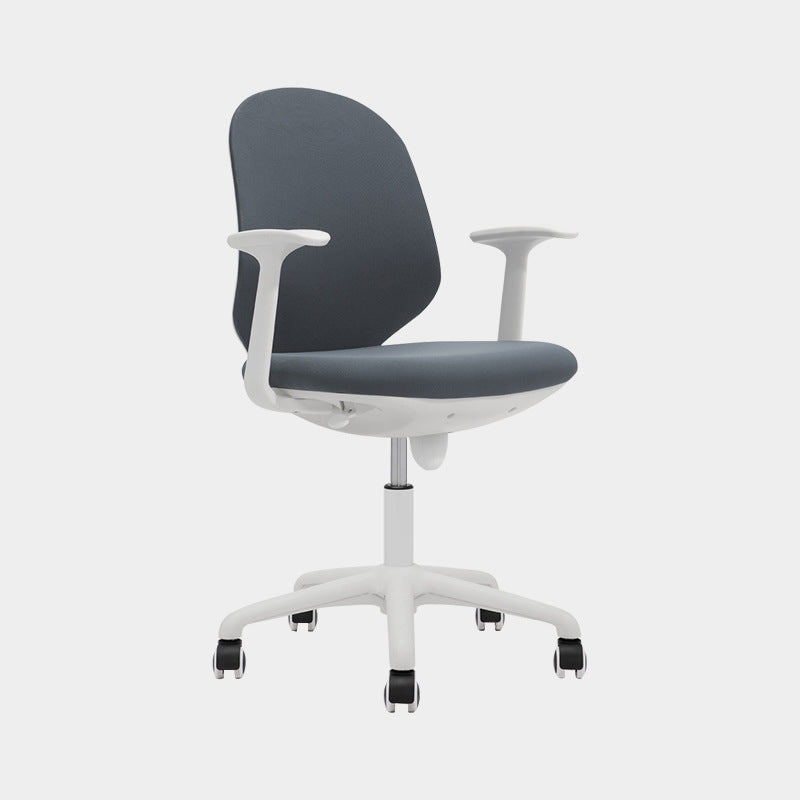 Modern Desk Chair Mid-Back Chair Mesh Computer Chair with Wheels