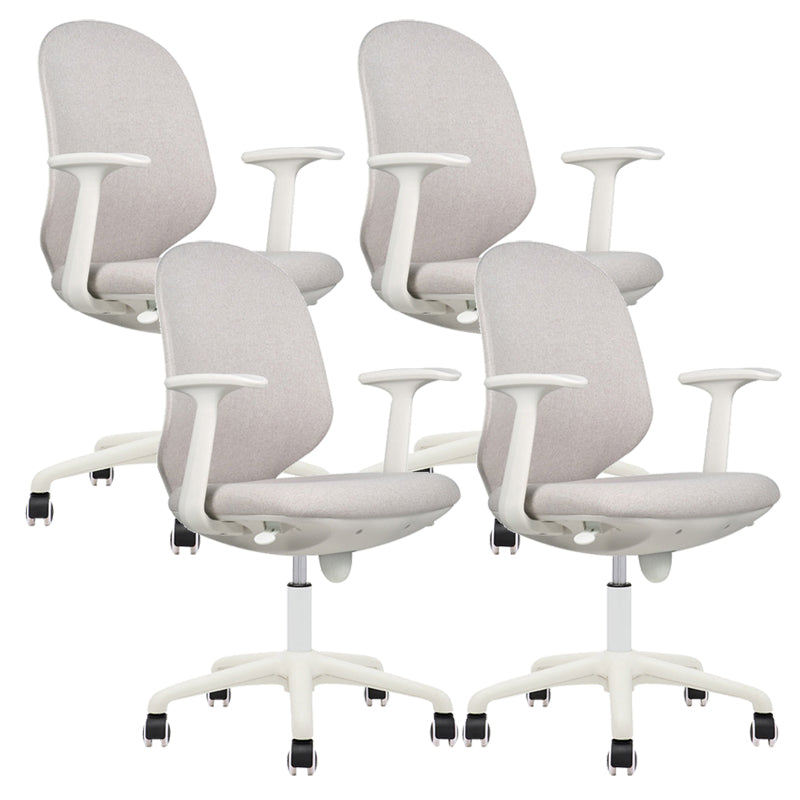 Modern Desk Chair Mid-Back Chair Mesh Computer Chair with Wheels