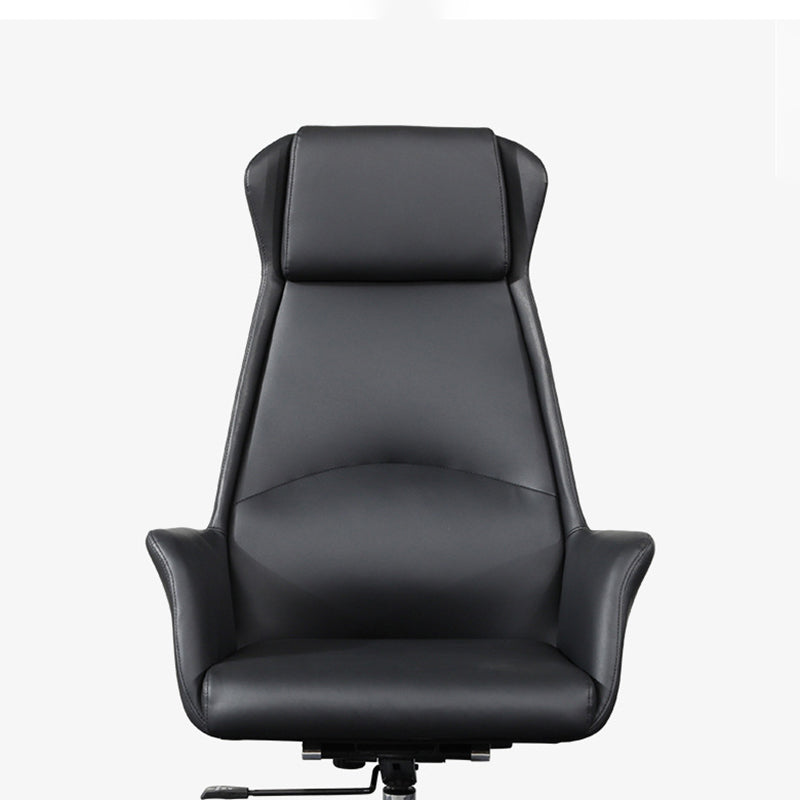 Contemporary Executive Chair Slide Tufted Black Managers Chair