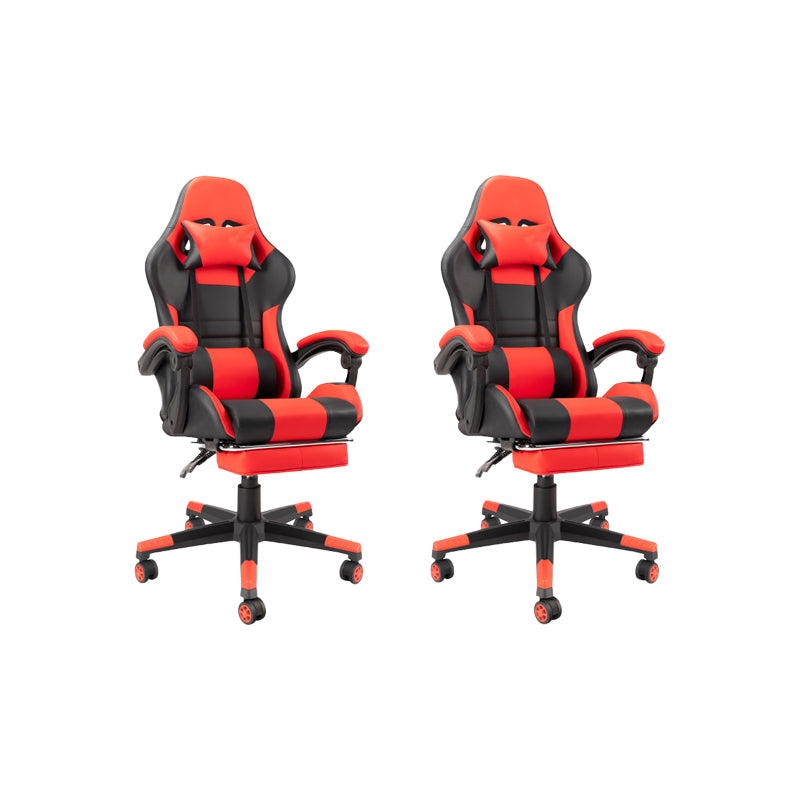 Modern Desk Chair Lether Gaming Chair High-Back Chair with Wheels