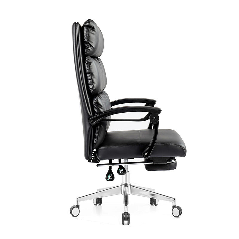 Black Contemporary Executive Chair Slide Tufted Managers Chair