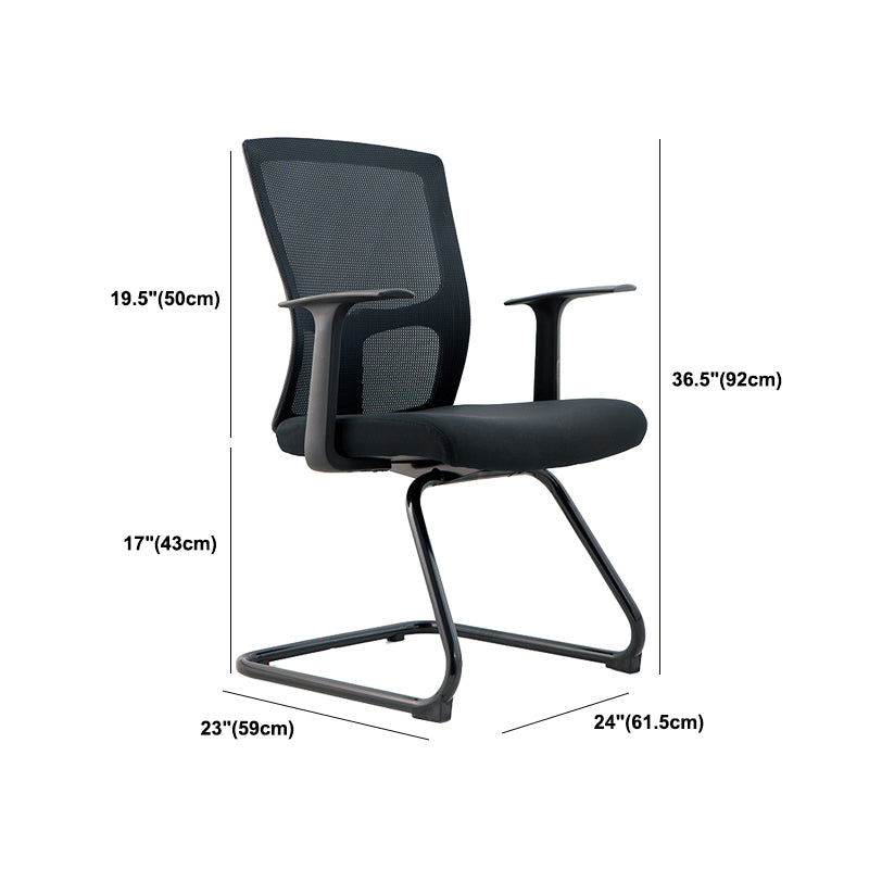 Mid Back Home Office Chair Breathable AirGrid with Armrest Desk Chair