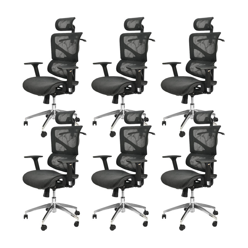 Contemporary Office Chair High-Back Adjustable Back Height Desk Chair