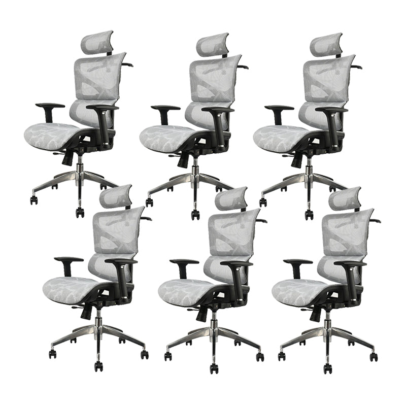 Contemporary Office Chair High-Back Adjustable Back Height Desk Chair