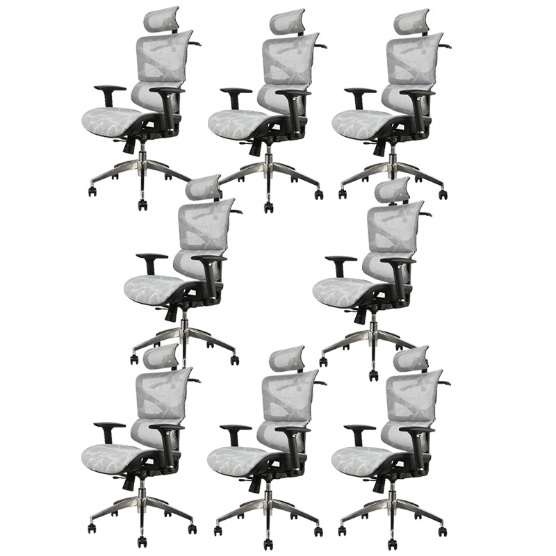 Contemporary Office Chair High-Back Adjustable Back Height Desk Chair