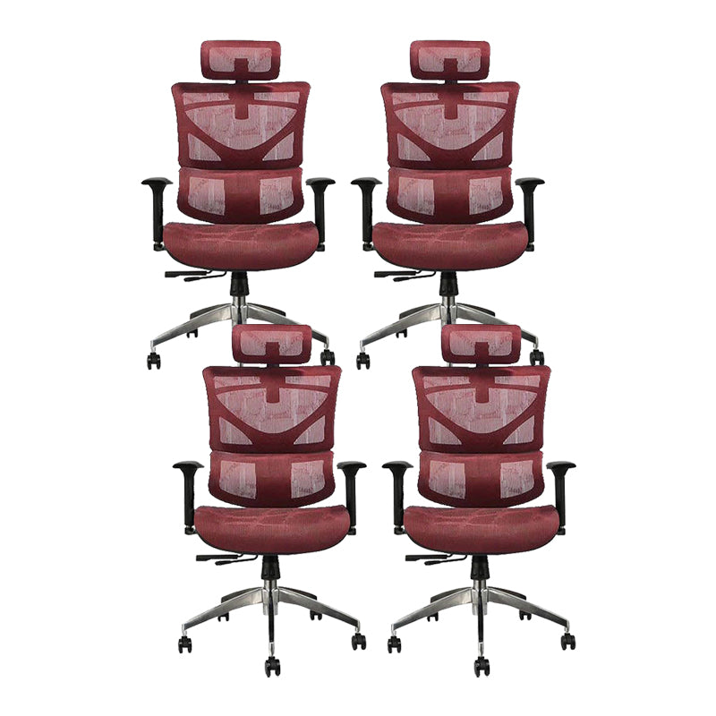 Contemporary Office Chair High-Back Adjustable Back Height Desk Chair